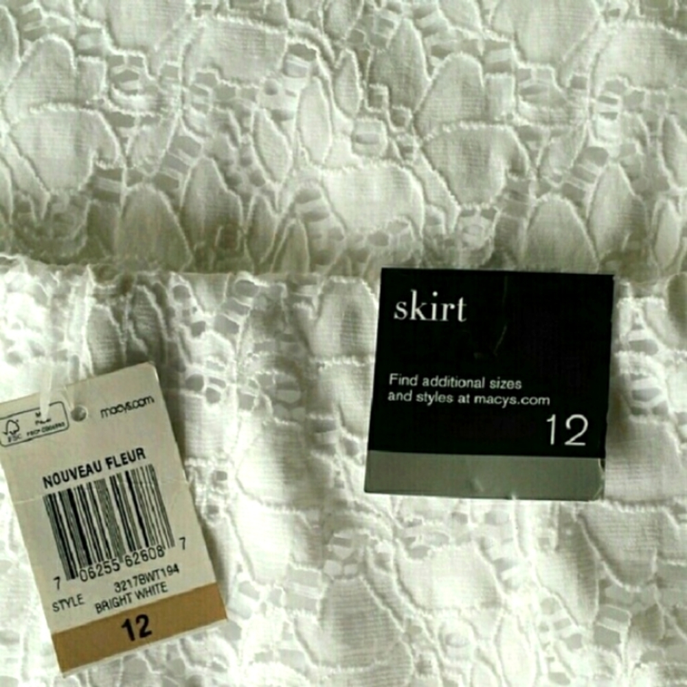 LINED LACE SKIRT - Picture 5 of 6